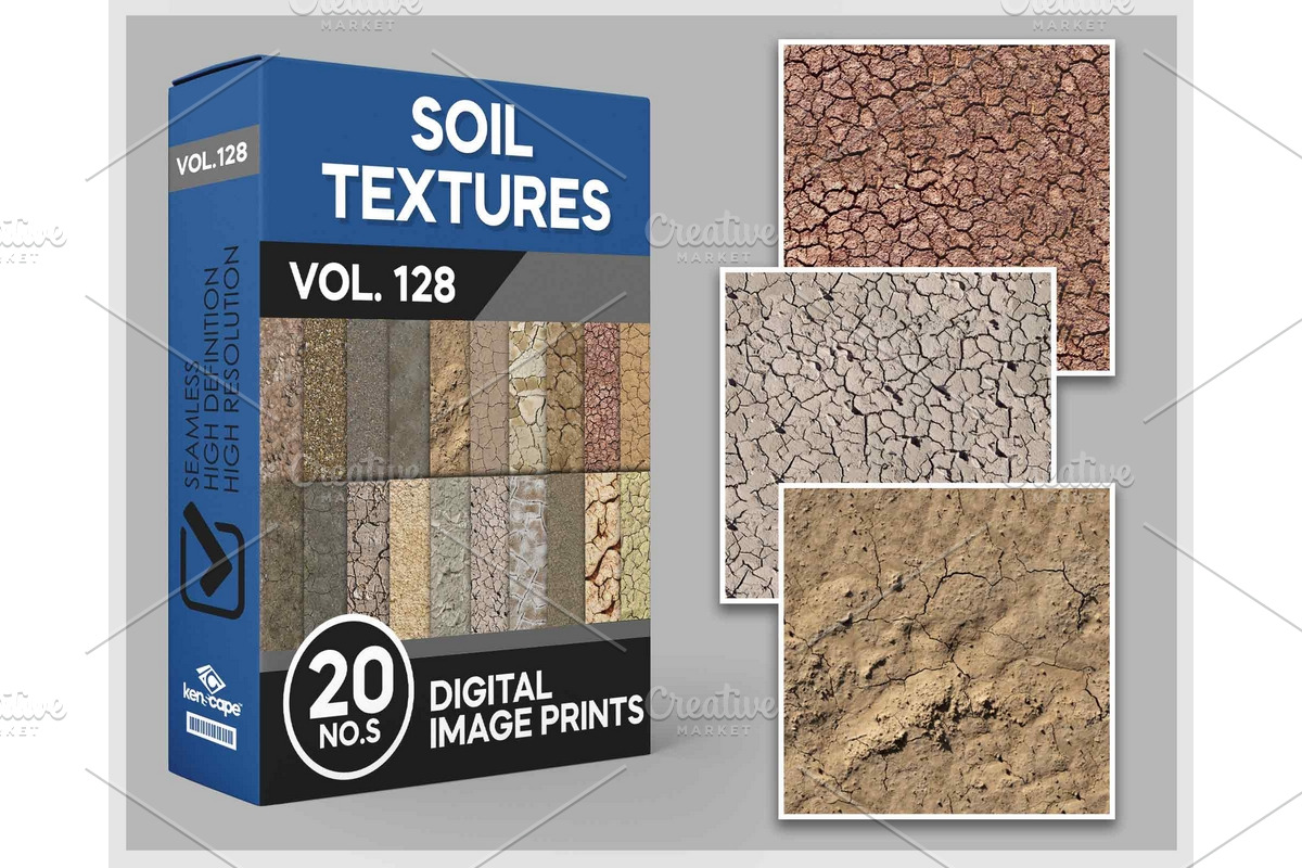 20 Seamless Soil Textures, a Nature Photo by KenScape (Photo 1 of 3)