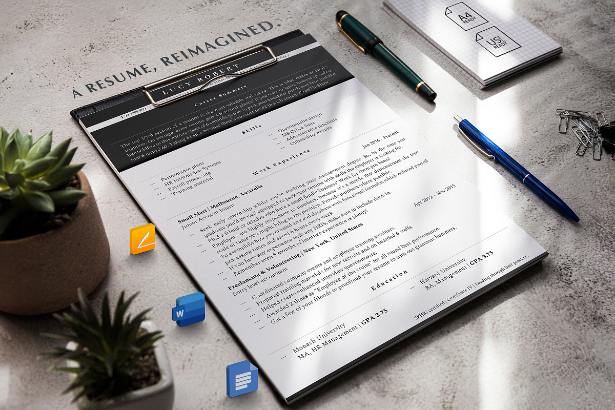 HR Resume Template, HR Resume, a Resume Template by Career Canvas (Photo 7 of 11)