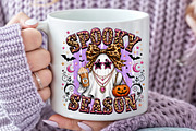 Spooky Season PNG Leopard Bow, a Seasonal Illustration by Rose Art (Thumbnail 4 of 4)