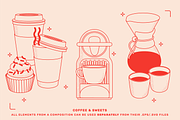 Coffee Vector Illustrations, a Food Illustration by TheFoodAtlas (Thumbnail 3 of 7)