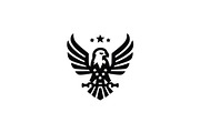 American Eagle Emblem with Stars, a Branding & Logo Template by Vectorium Studio (Thumbnail 2 of 2)