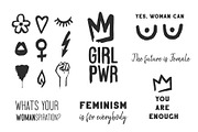 Woman Power Ultimate Pack + Patterns, an Object Graphic by Sopelkin (Thumbnail 2 of 7)