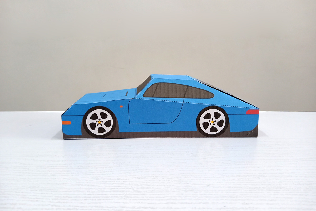 DIY Porsche favor - 3d papercraft, a Templates & Theme by PAPER amaze (Photo 6 of 10)