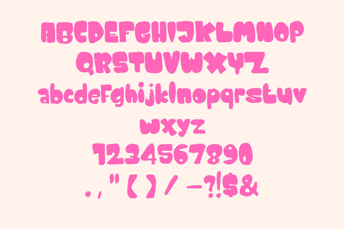 Power Bobble, a Handwritten Font by Ideal Eksis (Photo 4 of 4)