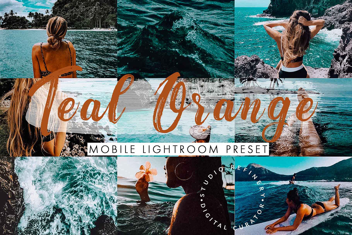 Teal Orange Mobile Lightroom Presets, an Action Add-On by STUDIO REFINERY (Photo 1 of 8)