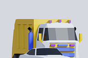 Low Poly Vehicles, a Cars & Vehicle 3D Model by Studio Ochi (Thumbnail 1 of 2)
