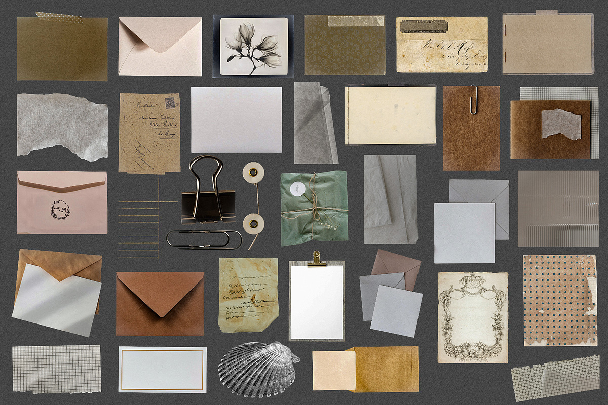 Pen Sketches, Paper Scraps & Frames, an Object Graphic by Anzhelika (Photo 10 of 12)