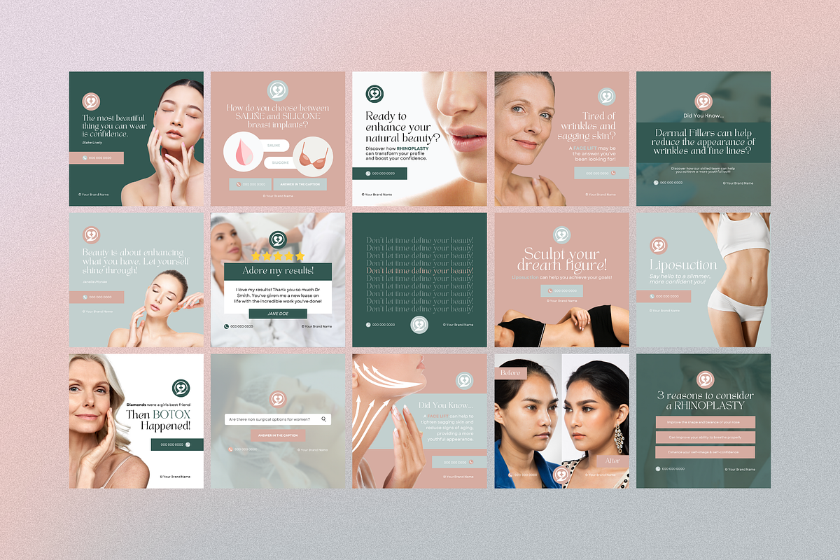 Plastic Surgeon Social Media, a Social Media Template by Sincerely Media (Photo 8 of 9)