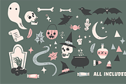 HALLOWEEN Clip Art | SVG File, an Object Graphic by Moon Up Studio Digital (Thumbnail 3 of 4)