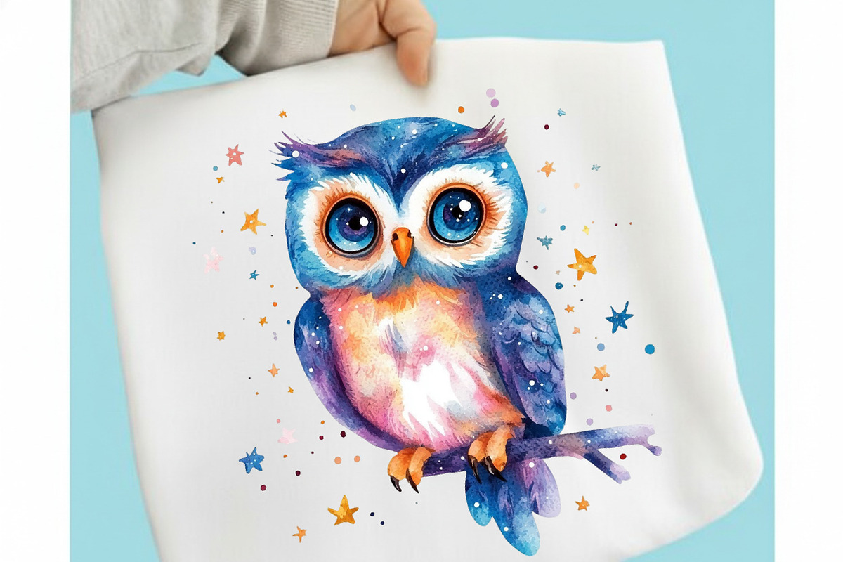 Watercolor Dreamy Animals Clipart, a Seasonal Illustration by designcity5 (Photo 3 of 5)