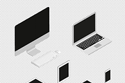 Vector isometric computers, an Object Graphic by Julia Tim (Thumbnail 3 of 3)