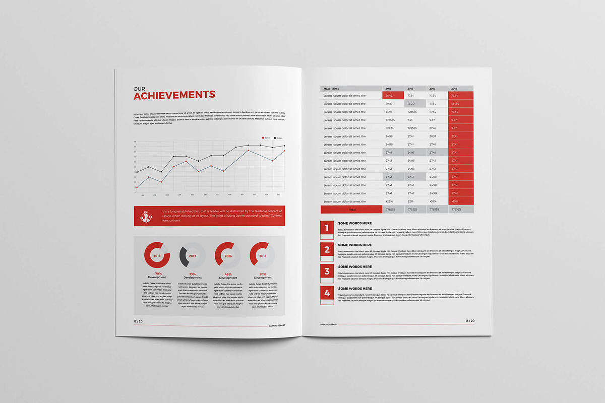 Annual Report Brochure, a Brochure Template by New Lines (Photo 5 of 11)