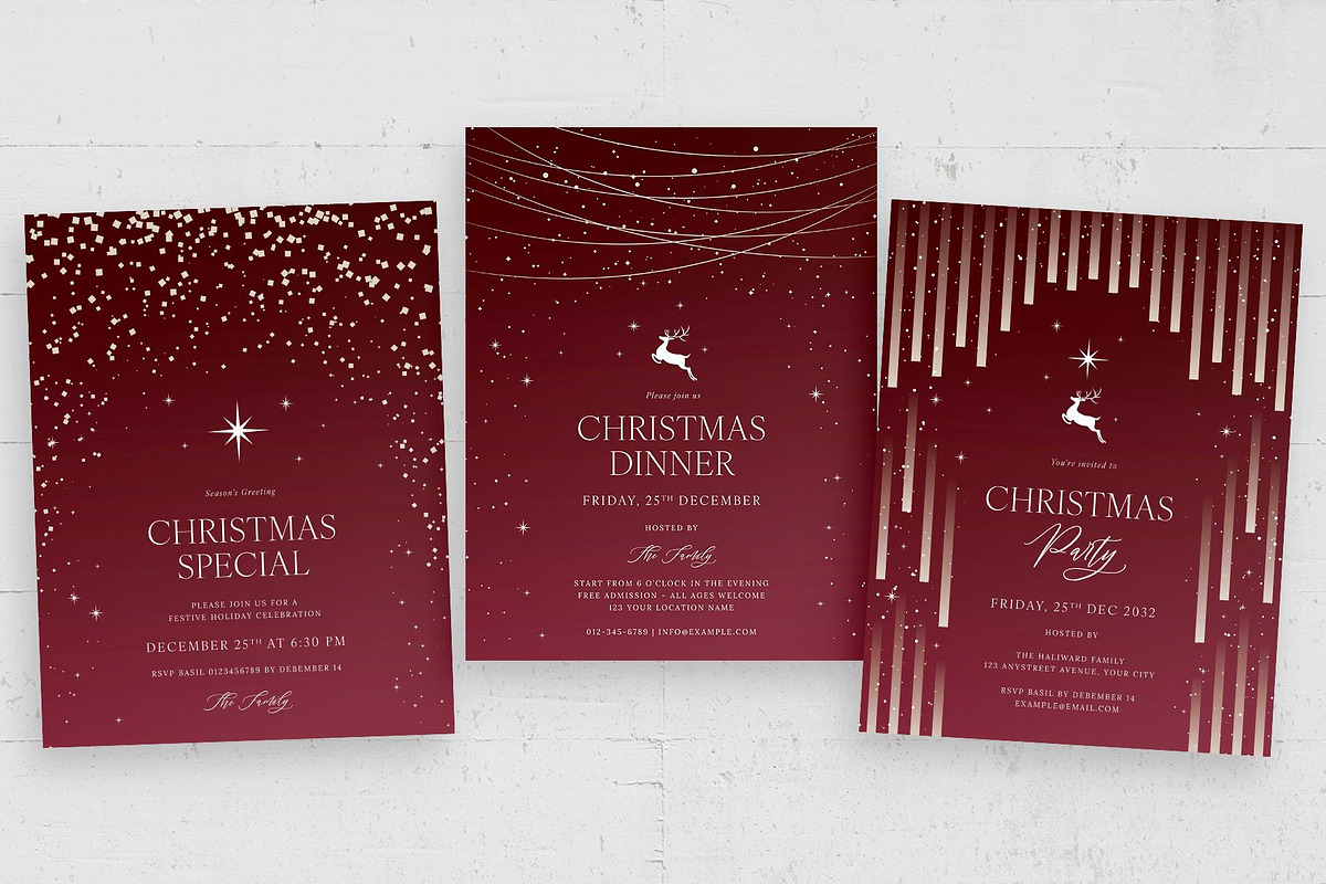 Christmas Winter Invitation Flyer, a Flyer Template by BrandPacks (Photo 6 of 6)