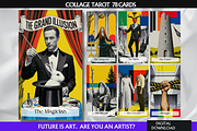Collage Tarot Cards Deck Colorful, a Decorative Illustration by Mugio (Thumbnail 1 of 5)
