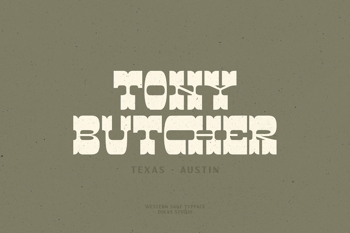 Western Sage, a Slab Serif Font by Dikas Studio (Photo 6 of 10)