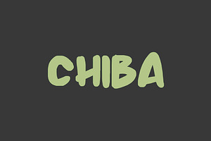 SALE 50% | Chiba - Modern Cool Font
