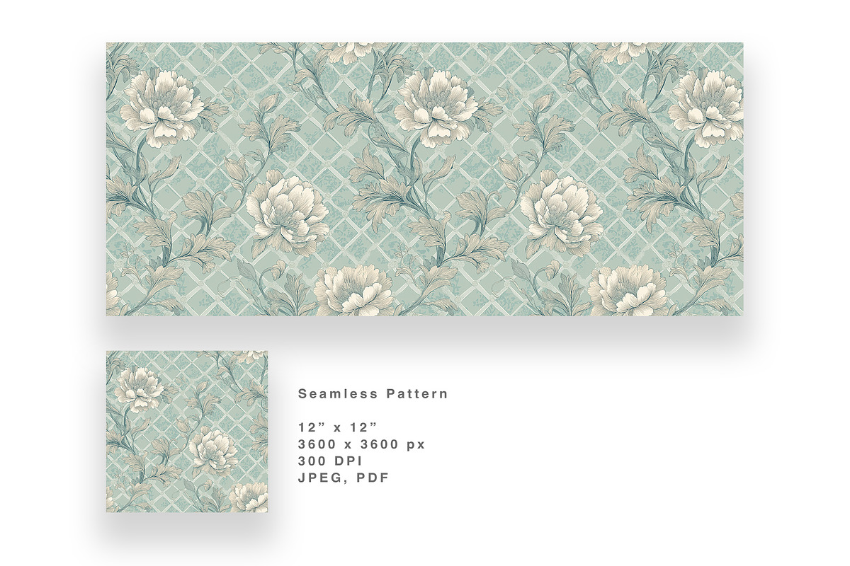 6 Seamless Pattern: Reto Mood, a Pattern Graphic by StudioCitra (Photo 8 of 10)