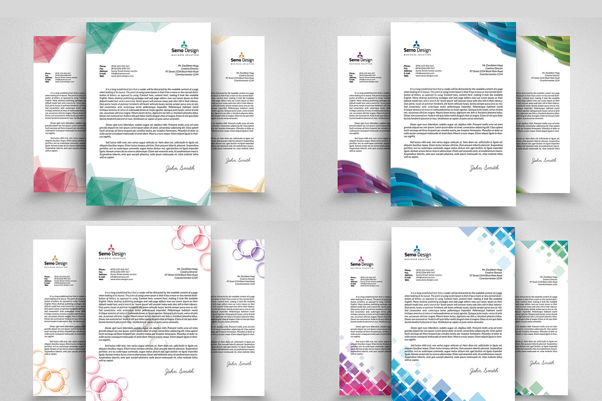 10 Business Letterhead Bundle, a Stationery Template by Business Flyers (Photo 3 of 4)