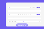 Website Wireframes Kit In Figma, a Wireframe Template by nwdigitalstore (Thumbnail 2 of 8)