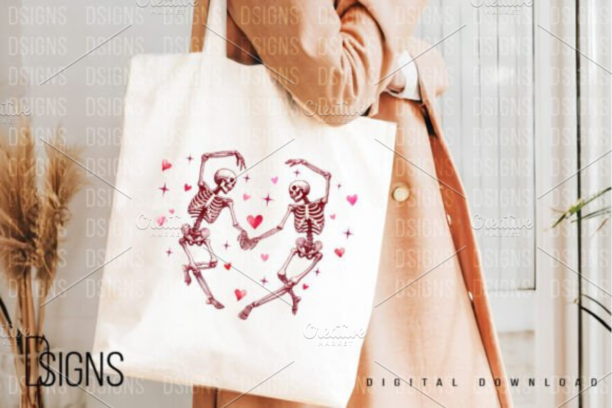 Valentine's Day Png Skeleton Heart, a Seasonal Illustration by Design Station (Photo 7 of 7)