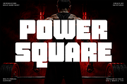 Power Square - Bold Sports Branding, a Sans Serif Font by Say Studio (Thumbnail 1 of 10)