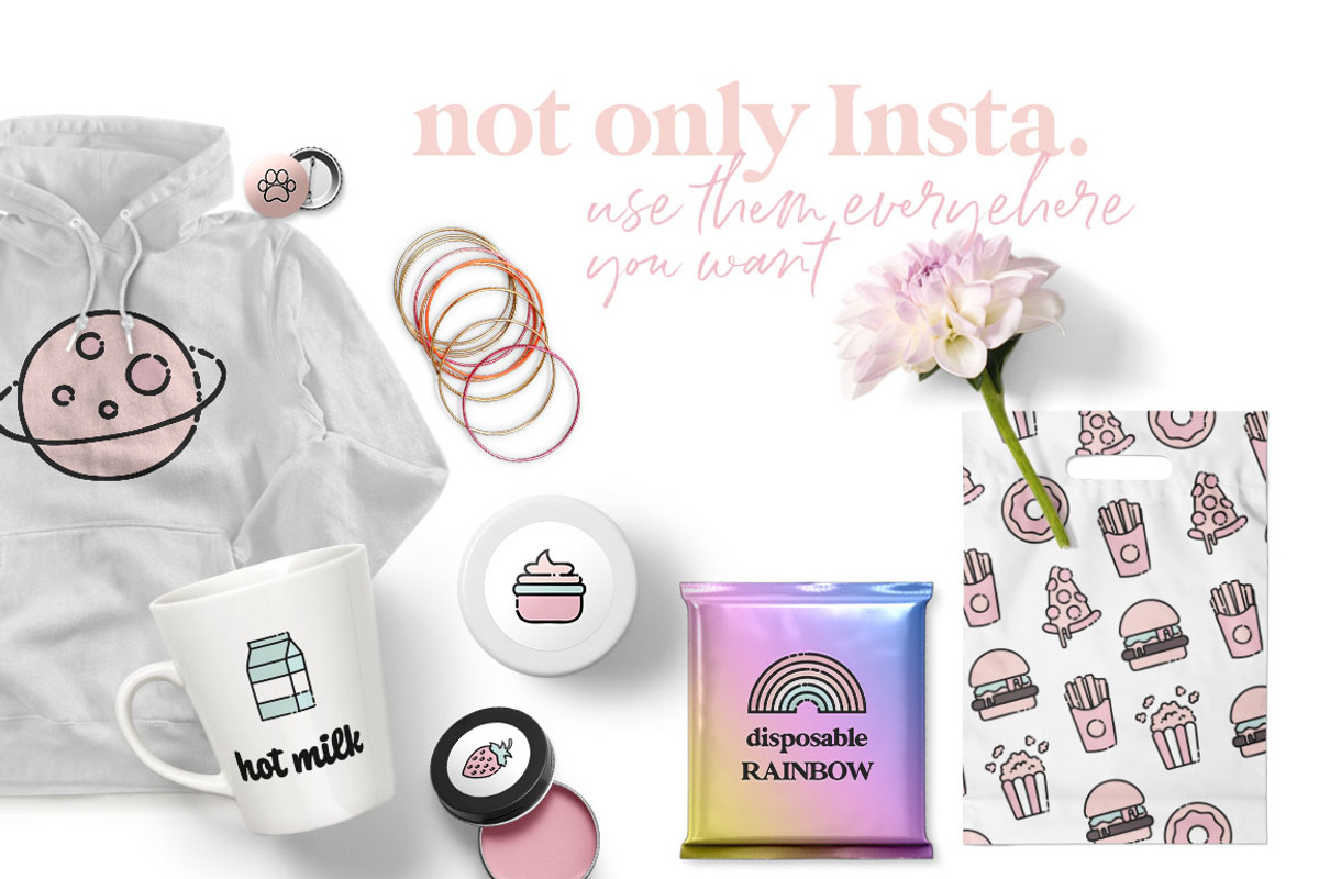 Cute Instagram Highlight Icon Bundle, an Icon by Pulpixel Design (Photo 24 of 24)