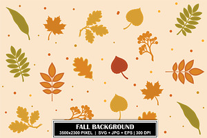 Autumn Fall Leaves Foliage Vector
