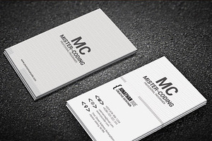 Coding Shape V1 Business Card