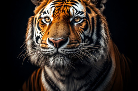 Tiger close up photograph, an Animal Photo by ComfortQ