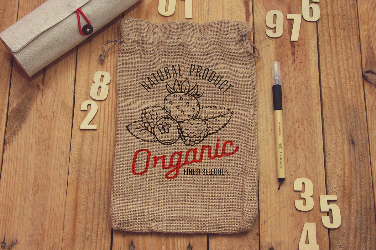 Hand Drawn Fruits and Berries, an Object Graphic by VictoriaSergeeva (Photo 6 of 6)