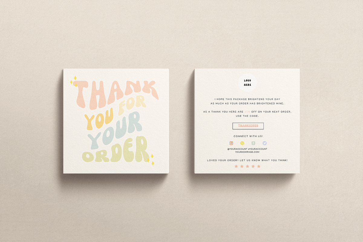 Thank you Card Business Template, a Flyer Template by Hellohastore (Photo 7 of 11)