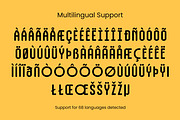 Molow | Rounded Condensed Font, a Sans Serif Font by Graptail (Thumbnail 9 of 10)