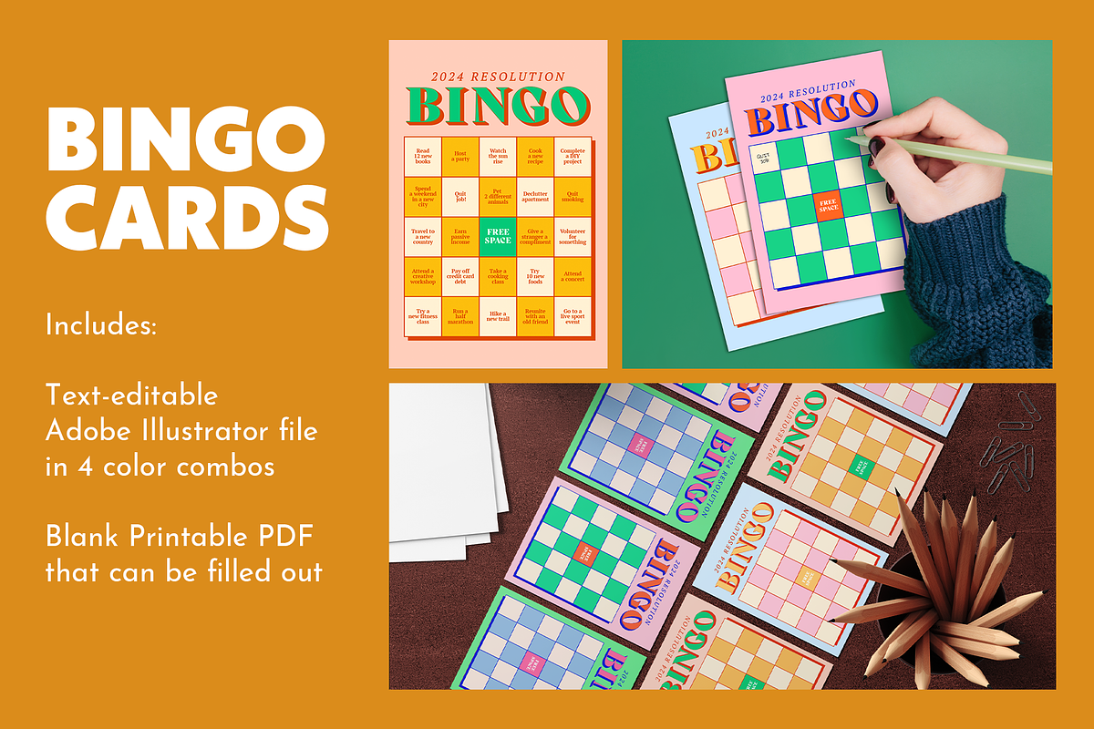 CUSTOM BINGO CARDS, a Templates & Theme by GV DESIGN (Photo 1 of 4)