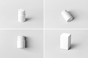 Supplement Jar & Box Mock-Up, a Packaging Mockup by BLISS DESIGN (Thumbnail 2 of 6)
