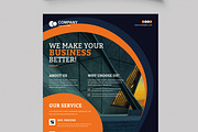 Corporate Flyer Template, a Brochure Template by MightyDesign (Thumbnail 2 of 8)