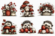 Whimsical Spring Peeking Animals PNG, an Illustration by Craft Nest (Thumbnail 4 of 12)
