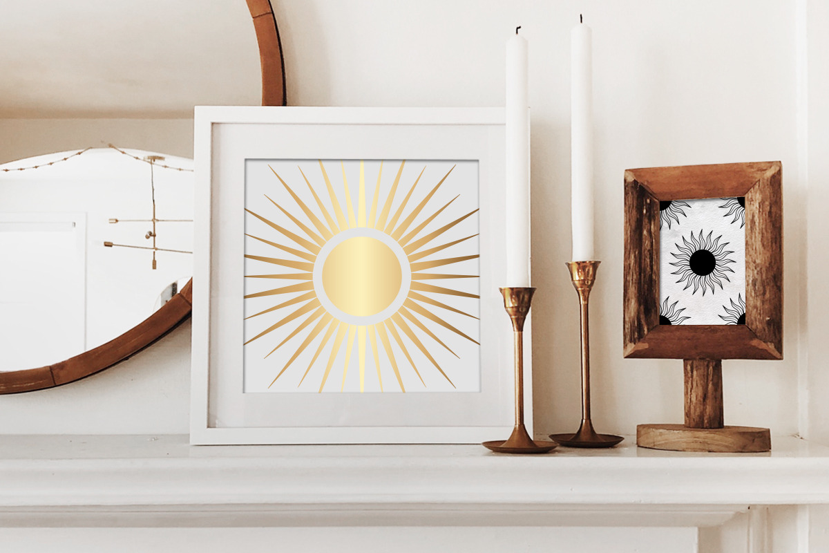 Sunbursts Collection. Clipart SVG, a Decorative Illustration by Diana Kovach (Photo 3 of 4)