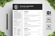Block Resume Template, a Resume Template by Big Zone Studio (Thumbnail 1 of 4)