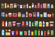 Supermarket. Food and drinks, a Graphic by Gurza SHOP (Thumbnail 7 of 8)