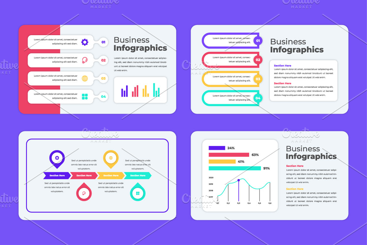 Premium Infographics Template, a Presentation Template by Artiveko (Photo 2 of 2)
