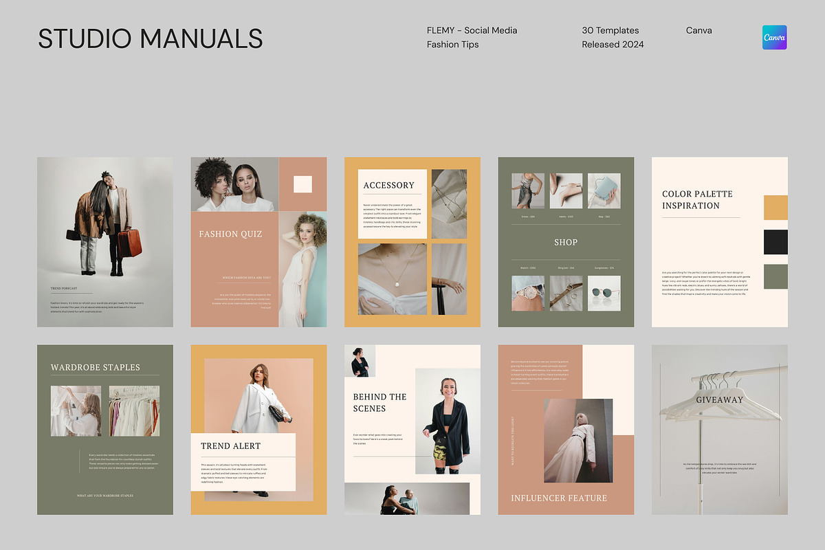 FLEMY – Social Media Fashion Tips, a Social Media Template by Studio Manuals (Photo 5 of 8)