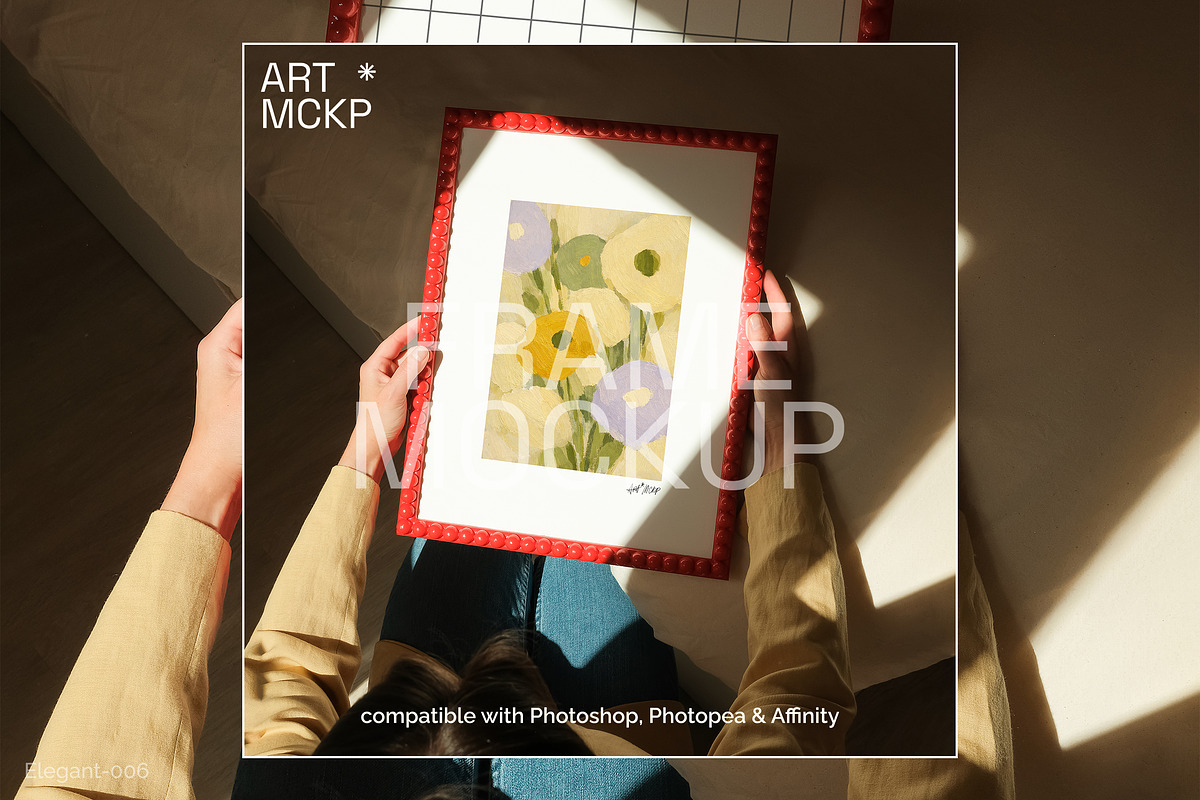 Elegant: Art Print/Poster mockup set, a Merchandise Mockup by MCKP*ME (Photo 7 of 15)