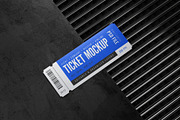 Ticket Mockup Set, a Books & Magazine Mockup by mockupatelier (Thumbnail 4 of 7)