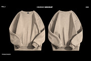 Crewneck Sweatshirt Mockup, a Shirt Mockup by Irhasalfahad (Thumbnail 2 of 3)