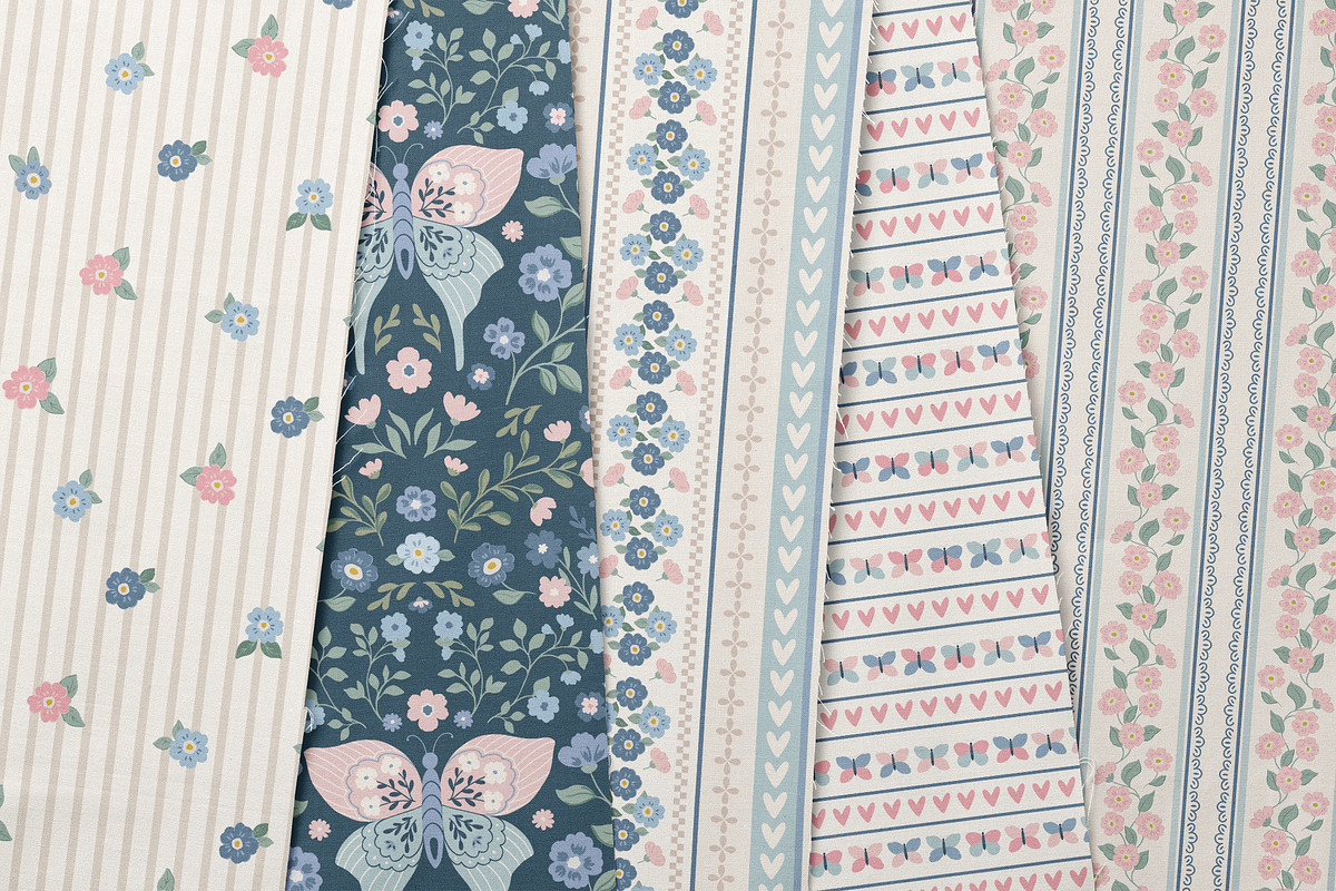 Cottagecore pattern background, a Pattern Graphic by Cozy pattern shop (Photo 3 of 10)