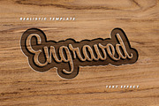 Engraved Script Text Effect, a Layer Style Add-On by studiogstock (Thumbnail 1 of 3)