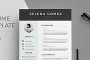 Elegant 1 page Resume Template, a Resume Template by Emaholic Template (Thumbnail 5 of 5)