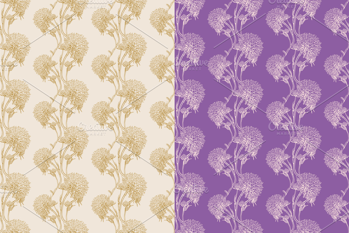 Floral Pattern & Flower Print, a Pattern Graphic by Plaid4You (Photo 6 of 12)
