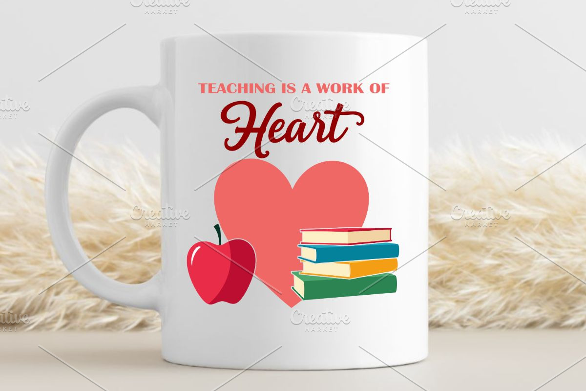 Teaching is a Work of Heart SVG, an Illustration by Awieee1 (Photo 3 of 4)