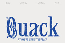 CS Quack Stamp